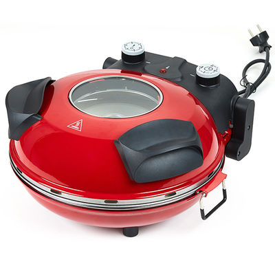 Anbolife 12 &quot;इलेक्ट्रिक पिज्जा बनाने की मशीन 1400W मल्टि-फंक्शन इलेक्ट्रिक मिनी पिज्जा निर्माता पिज्जा बनाने की मशीन