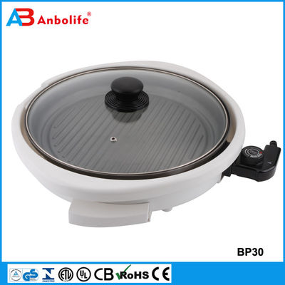 इलेक्ट्रिक Skillet By Culina 18/10 स्टेनलेस स्टील, नॉनस्टिक इंटीरियर, ग्लास ढक्कन के साथ 12 इंच गोल पीटीएफई पीएफओए मुक्त डिशवॉशर सुरक्षित
