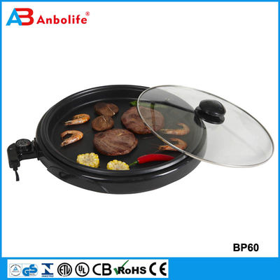 इलेक्ट्रिक Skillet By Culina 18/10 स्टेनलेस स्टील, नॉनस्टिक इंटीरियर, ग्लास ढक्कन के साथ 12 इंच गोल पीटीएफई पीएफओए मुक्त डिशवॉशर सुरक्षित