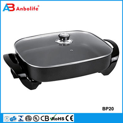 Anbo गैर चिपकने वाला गोल इलेक्ट्रिक ग्रिल पैन/घरेलू उपकरणों के लिए इलेक्ट्रिक एल्यूमीनियम पिज्जा पैन