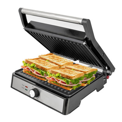 हटाने योग्य प्लेट BBQ Panini प्रेस ग्रिल ग्रिल धुआं रहित इनडोर ग्रिल एलईडी टच स्क्रीन डिजिटल संपर्क ग्रिल
