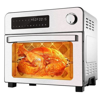 1700W एयर फ्रायर ओवन फ्रेंच डोर 5.5L 6.5L 23L स्वस्थ तेल मुक्त स्टेनलेस स्टील