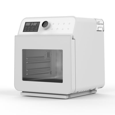 स्टेनलेस स्टील 1800W एयर फ्रायर 12 L 14L 24L डिजिटल कंट्रोल पैनल स्टीमिंग एयर फ्रायर ओवन