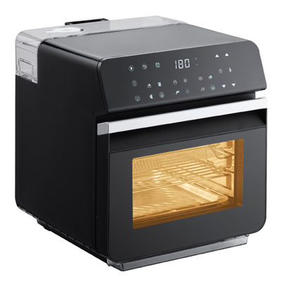 वाष्प और सुखाने के कार्य के साथ 18L दोहरी वायु फ्राई 2450W टोस्टर डीहाइड्रेटर तेल मुक्त