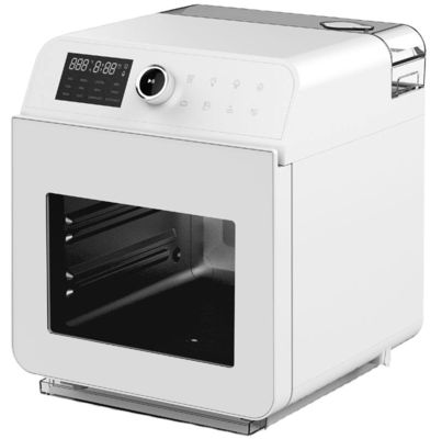 वाष्प और सुखाने के कार्य के साथ 18L दोहरी वायु फ्राई 2450W टोस्टर डीहाइड्रेटर तेल मुक्त