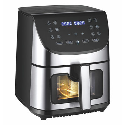 6L 7L एयर फ्रायर डिजिटल 220v इलेक्ट्रिक स्मार्ट बड़ी बड़ी क्षमता ओवन स्टेनलेस स्टील