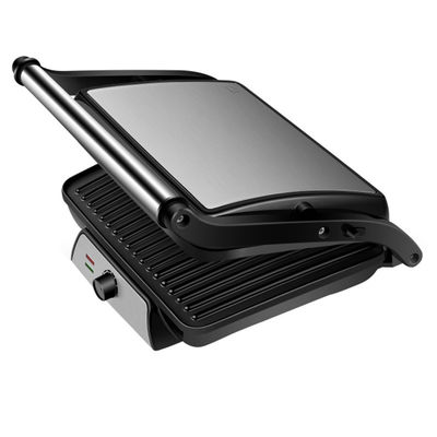 डिटेचेबल 4 स्लाइस इनडोर BBQ ग्रिल पैनिनी प्रेस के साथ बटन कंट्रोल
