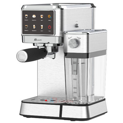 Anbo Big Touch Screen Control कैपुचिनो एस्प्रेसो कॉफी मशीन मल्टीफंक्शनल के साथ ग्राइंडर