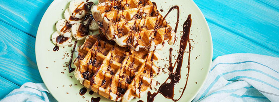 गैर चिपकने वाला टेफ्लॉन कोटिंग के साथ Anbolife मिनी वेफल निर्माता