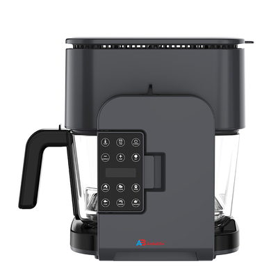 Anbolife 4L डिजिटल एयर फ्रायर 1.3L ग्रिल पैन 1500W के साथ