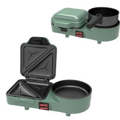 ANBOLIFE 1500W नॉन-स्टिक प्लेटों के साथ स्मोकलेस इलेक्ट्रिक रैक्लेट ग्रिल