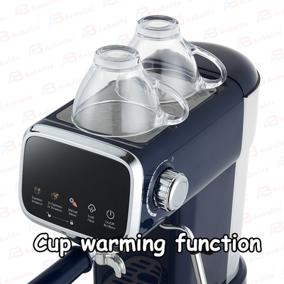 Anbo Plastic Housing Digital Professional Expresso Coffee Machine Multifunctional Latte Flat White Cappuccino Cafetera Expreso