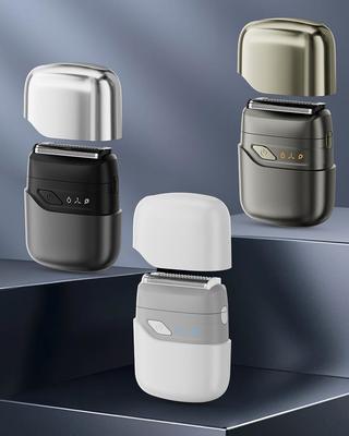 IPX7 वाटरप्रूफ और 60 मिनट के कार्य समय के लिए 350mAh बैटरी के साथ मिनी पोर्टेबल इलेक्ट्रिक शेवर