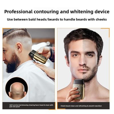 500 एमएएच बैटरी स्टेनलेस स्टील ब्लेड और पूर्ण शरीर धोने के साथ पेशेवर पुरुषों के इलेक्ट्रिक शेवर