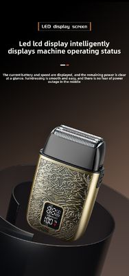 500 एमएएच बैटरी स्टेनलेस स्टील ब्लेड और पूर्ण शरीर धोने के साथ पेशेवर पुरुषों के इलेक्ट्रिक शेवर