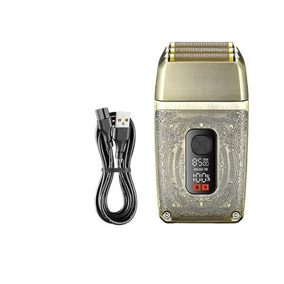 रेट्रो डिज़ाइन के साथ USB संचालित इलेक्ट्रिक शेवर, पुरुषों के लिए 1200mAh बैटरी और 1-3 घंटे की तेज़ चार्जिंग