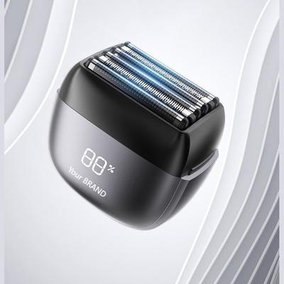 ANBOLIFE 6 ब्लेड इलेक्ट्रिक रेज़र मैग्नेटिक सक्शन और लिथियम बैटरी 900mAh के साथ - पुरुषों के लिए IPX7 वाटरप्रूफ फ़ॉइल शेवर