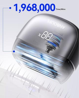 ANBOLIFE 6 ब्लेड इलेक्ट्रिक रेज़र मैग्नेटिक सक्शन और लिथियम बैटरी 900mAh के साथ - पुरुषों के लिए IPX7 वाटरप्रूफ फ़ॉइल शेवर