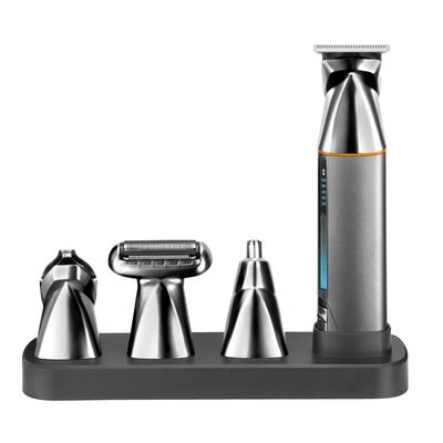 1200 एमएएच की बैटरी और तेजी से चार्ज करने के लिए 1 वर्ष की वारंटी के साथ 5 इन 1 मल्टी-फंक्शन इलेक्ट्रिक क्लिपर और पूर्ण शरीर धोने योग्य हेयर ट्रिमर