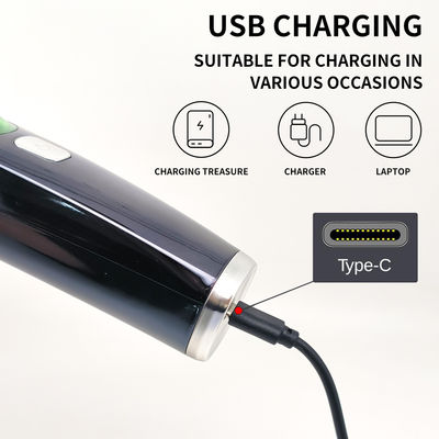 पेशेवर और घरेलू उपयोग के लिए सिरेमिक ब्लैक मूविंग ब्लेड के साथ स्वचालित वैक्यूम कम शोर हेयर क्लिपर