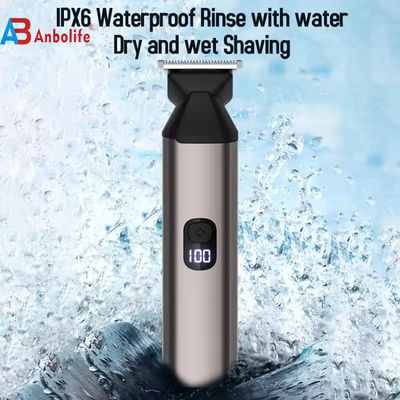 6 में 1 बहुक्रियाशील इलेक्ट्रिक हेयर क्लिपर IPX7 वाटरप्रूफ और 1.5h चार्जिंग टाइम के साथ पुरुषों के ग्रूमिंग के लिए