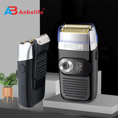IPX7 वाटरप्रूफ पुरुषों का इलेक्ट्रिक रेज़र जिसमें 600mAh बैटरी और पूरे शरीर के उपयोग के लिए 60-90 मिनट का कार्य समय है