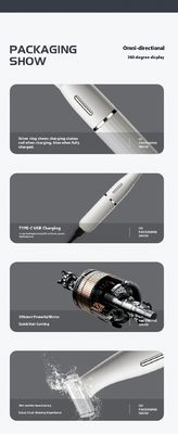 6 में 1 बहुक्रियाशील इलेक्ट्रिक शेवर और नाक बाल ट्रिमर 1 वर्ष की वारंटी और रिचार्जेबल यूएसबी पावर के साथ