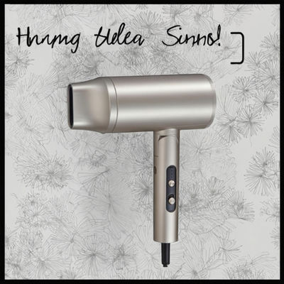 पेशेवर 2000W हेयर ड्रायर 110,000 आरपीएम BLDC मोटर और सैलून और घरेलू उपयोग के लिए 500 मिलियन नकारात्मक आयनों के साथ