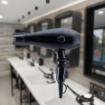 220V-240V समायोज्य एसी मोटर, 2 गति सेटिंग्स, और 3 गर्मी सेटिंग्स के साथ पेशेवर सैलून हेयर ड्रायर