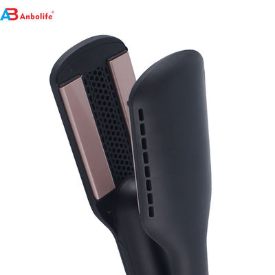 5 सेकंड में तेजी से गर्म होने वाला सिरेमिक इन्फ्रारेड आयनिक फ्लैट आयरन, 800W पावर और 360° घूमने वाली पावर कॉर्ड के साथ