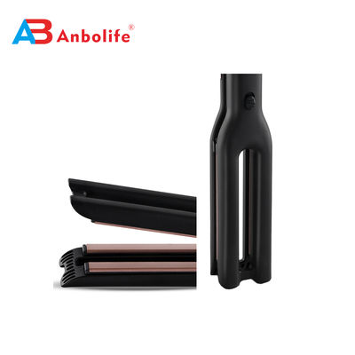 एडजस्टेबल तापमान 120-210°C और 360° स्विवेल पावर कॉर्ड के साथ सिरेमिक कोटिंग प्लेट्स हेयर स्ट्रेटनर