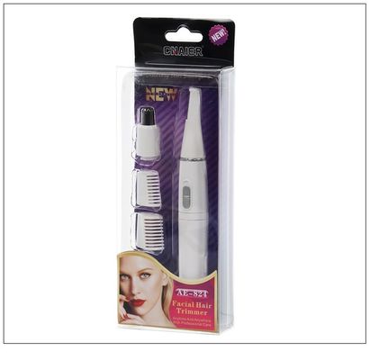 घरेलू उपयोग के लिए टिकाऊ प्लास्टिक के साथ ANBOLIFE कॉम्पैक्ट पोर्टेबल इलेक्ट्रिक नाक बाल ट्रिमर