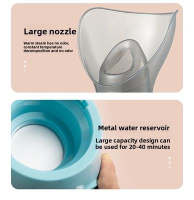 घर पर उपयोग के लिए 150 एमएल पानी की टंकी और 50W पावर वाला हाइड्रेटिंग नैनो फेशियल स्टीमर