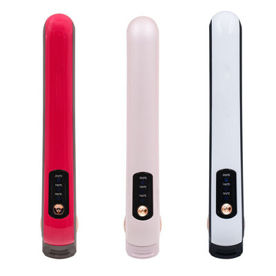 कॉम्पैक्ट हेयर कर्लिंग वैंड, 160-200°C तापमान रेंज और 1 साल की वारंटी के साथ, दोहरे उद्देश्य वाला हेयर स्ट्रेटनर