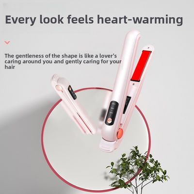 कॉम्पैक्ट हेयर कर्लिंग वैंड, 160-200°C तापमान रेंज और 1 साल की वारंटी के साथ, दोहरे उद्देश्य वाला हेयर स्ट्रेटनर