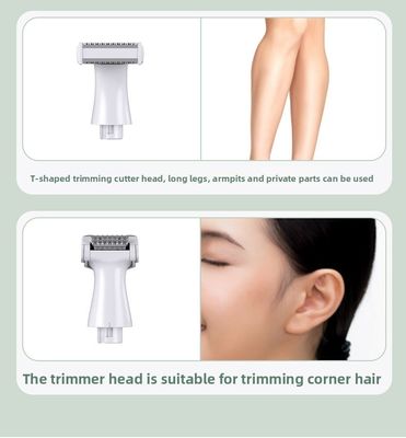 6 में 1 बहुआयामी महिला रेजर एपिलेटर सेट 1200mAh बैटरी स्टेनलेस स्टील ब्लेड और मुफ्त स्पेयर पार्ट्स के साथ