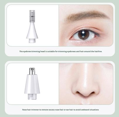 6 में 1 बहुआयामी महिला रेजर एपिलेटर सेट 1200mAh बैटरी स्टेनलेस स्टील ब्लेड और मुफ्त स्पेयर पार्ट्स के साथ