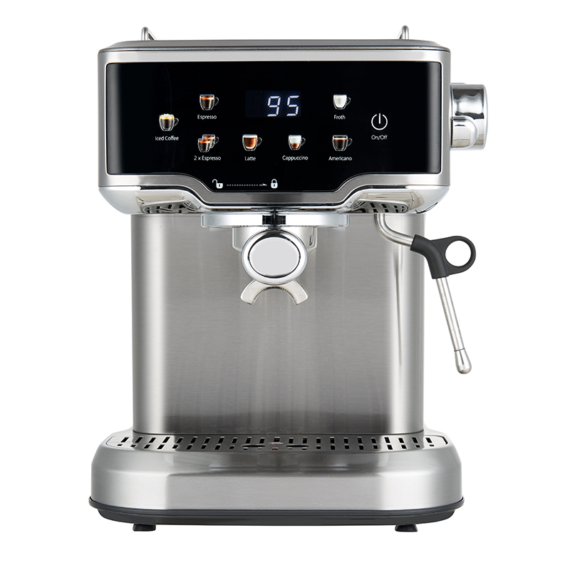 Anbolife 2026 New Stainless Steel 20 Bar 58mm Stainless Steel Funnel Semi-Automatic Expresso Coffee Machines System