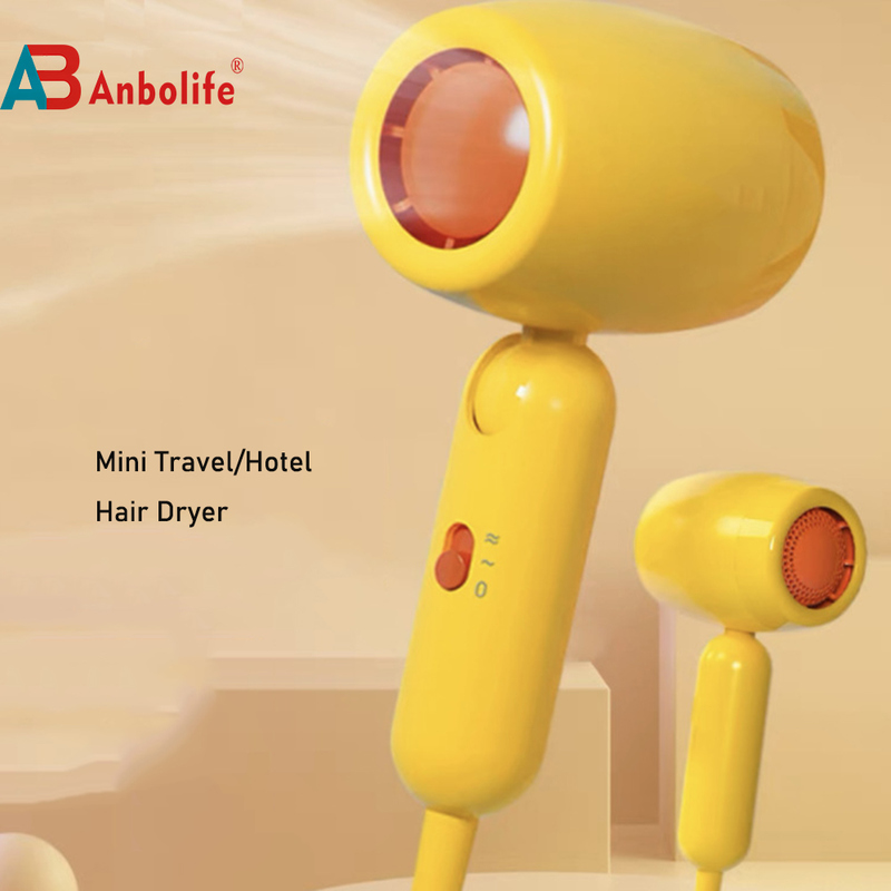 600W 220-240V हेयर ड्रायर जिसमें 2 स्पीड सेटिंग्स और तेज़ सुखाने के लिए आयनिक फ़ंक्शन है