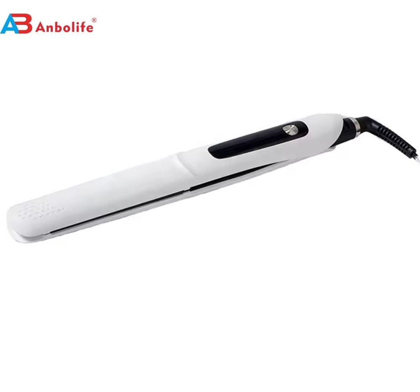 पेशेवर हेयर स्ट्रेटनर और फ्लैट आयरन, 10 तापमान स्तरों के साथ, 130-230°C रेंज और चिकने फ्रिज़-फ्री बालों के लिए टेफ्लॉन प्लेटें