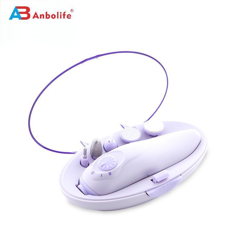 पेडीक्योर टूल्स के लिए पेशेवर पोर्टेबल नेल फाइल सेट और बैटरी संचालित नेल ड्रिल मशीन